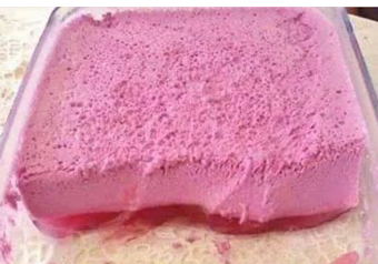 Gelatina con  crema